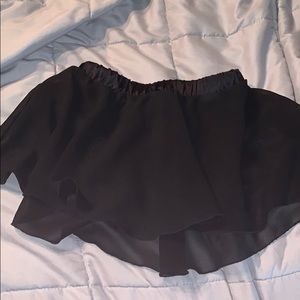 Black dance skirt